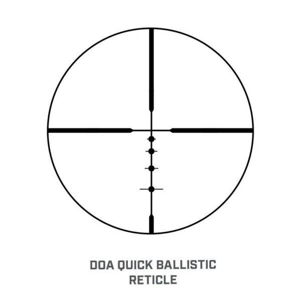 Bushnell Banner 2 Rifle Scope 3-9x50 1" SFP DOA Quick Ballistic Non-Illum. Black with Rings - Precision Shot Firearms