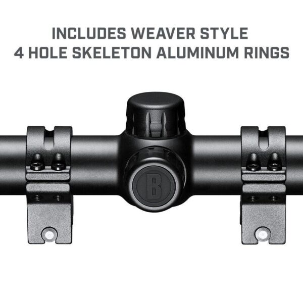 Bushnell Banner 2 Rifle Scope 3-9x50 1" SFP DOA Quick Ballistic Non-Illum. Black with Rings - Precision Shot Firearms
