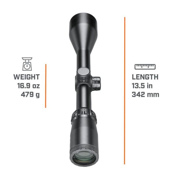 Bushnell Banner 2 Rifle Scope 3-9x50 1" SFP DOA Quick Ballistic Non-Illum. Black with Rings - Precision Shot Firearms