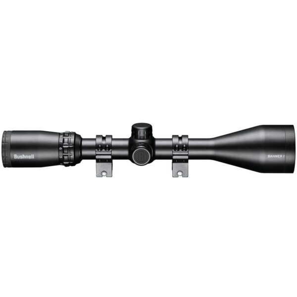 Bushnell Banner 2 Rifle Scope 3-9x50 1" SFP DOA Quick Ballistic Non-Illum. Black with Rings - Precision Shot Firearms