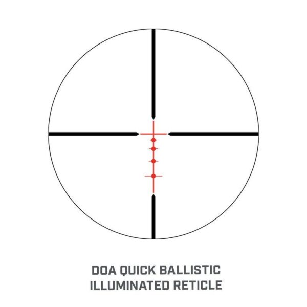 Bushnell Banner 2 Rifle Scope 6-18x50 1" SFP DOA Quick Ballistic Illum. Black with Rings - Precision Shot Firearms