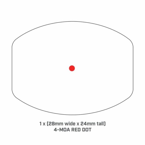Bushnell RXM-300 Open Reflex Sight 1x28 4 MOA Red Shake Awake/Auto Off - Precision Shot Firearms