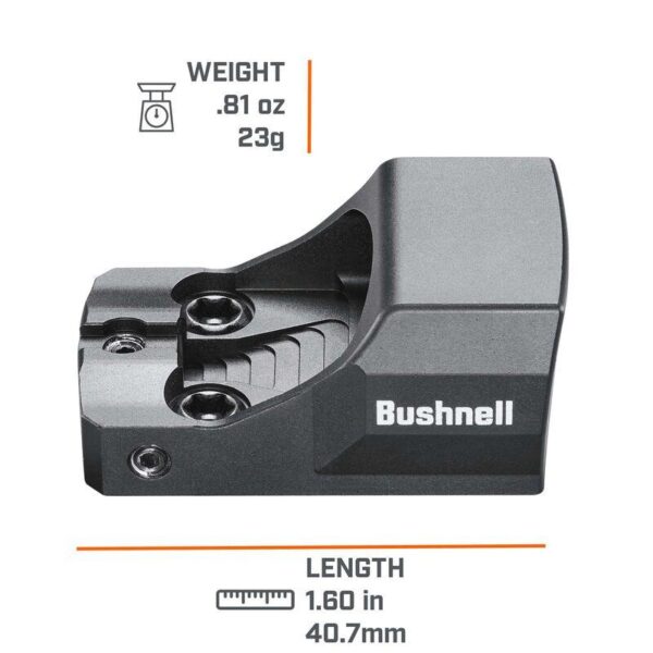 Bushnell RXC-200 Ultra-Compact Reflex Sight 1x21mm Black - Precision Shot Firearms