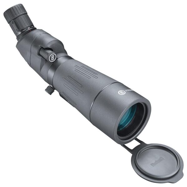 Bushnell Prime Spotting Scope - 20-60x65mm Angled Eyepiece Porro Prism Black - Precision Shot Firearms