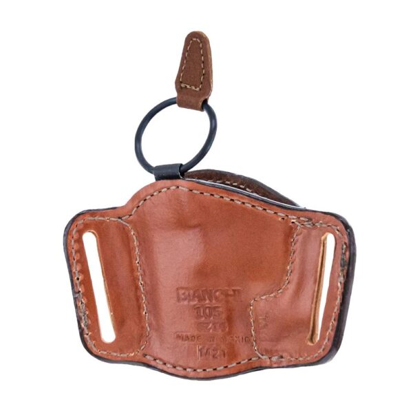 Bianchi 105 Minimalist Belt Slide Holster for S&W 36/38/40 J Frame 2" Tan RH - Precision Shot Firearms
