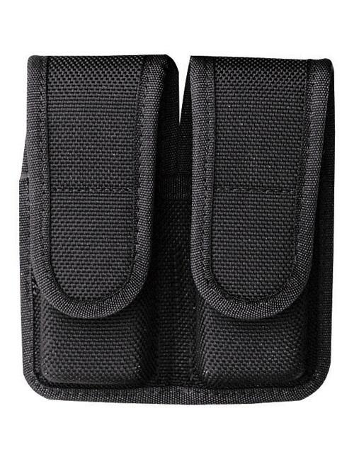 Bianchi Model 7302H AccuMold Double Magazine Pouch Colt Government .380 Hook and Loop Black - Precision Shot Firearms