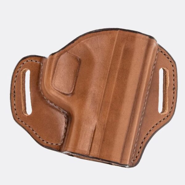 Bianchi Model 57 Remedy Holster Size 18 for Semi Autos and Small Revolvers Tan RH - Precision Shot Firearms