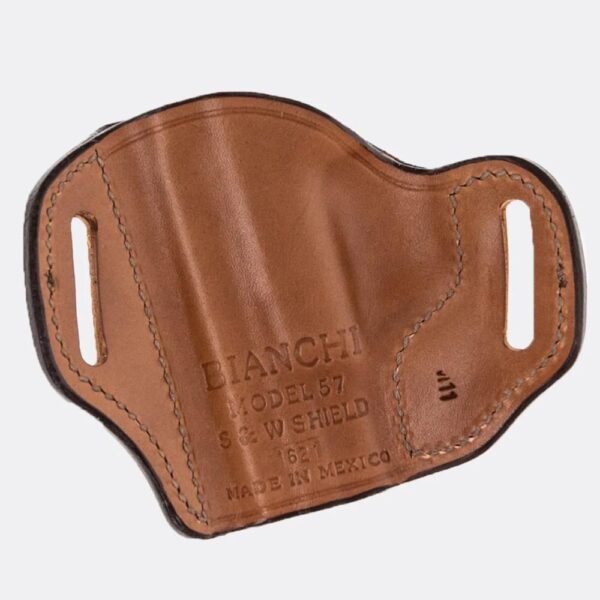 Bianchi Model 57 Remedy Holster Size 9 for Semi Autos and Small Revolvers Tan RH - Precision Shot Firearms