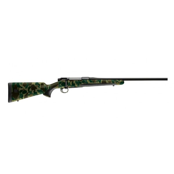 Mauser M18 Rifle 6.5 Creedmoor 5rd Magazine 22" Threaded Barrel Old School Camo 1/2x28 - Precision Shot Firearms
