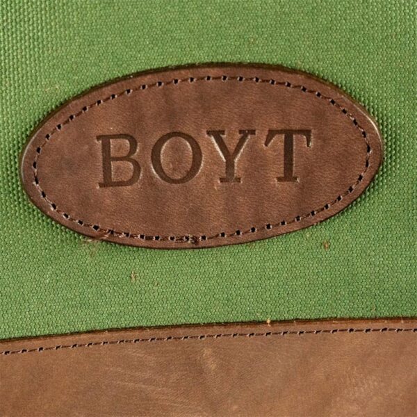 Boyt Signature Series Canvas and Leather Shell Pouch OD Green - Precision Shot Firearms
