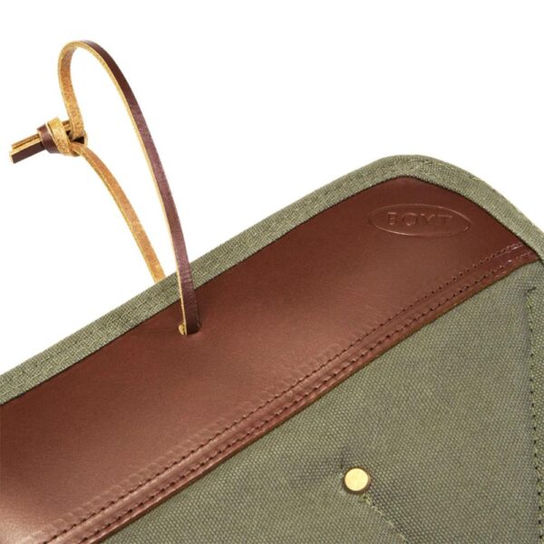 Boyt Signature Series Waxed Canvas Takedown Case Shotgun Case 34" OD Green - Precision Shot Firearms