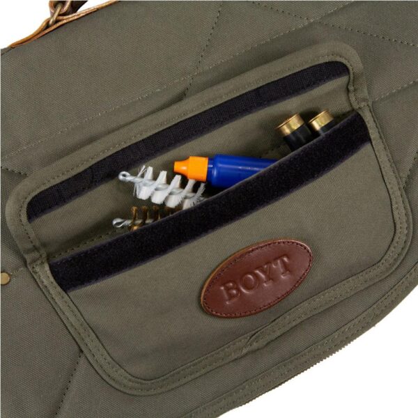 Boyt Signature Series Waxed Canvas Takedown Case Shotgun Case 34" OD Green - Precision Shot Firearms