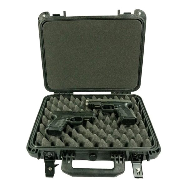 Boyt H15 Compact Double Handgun/Accessory Hard Case Black - Precision Shot Firearms