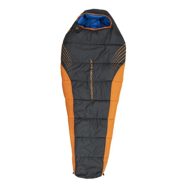 Alps Mountaineering Blaze 0° Regular Sleeping Bag 32x80 Charcoal/Orange - Precision Shot Firearms