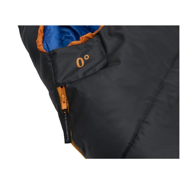 Alps Mountaineering Blaze 0° Regular Sleeping Bag 32x80 Charcoal/Orange - Precision Shot Firearms