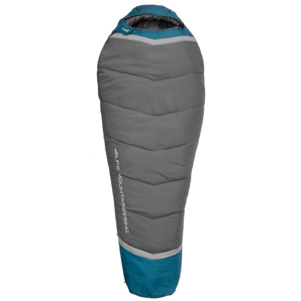 Alps Mountaineering Blaze 0 Degree Sleeping Bag Regular 32x80 Charcoal Blue Coral - Precision Shot Firearms