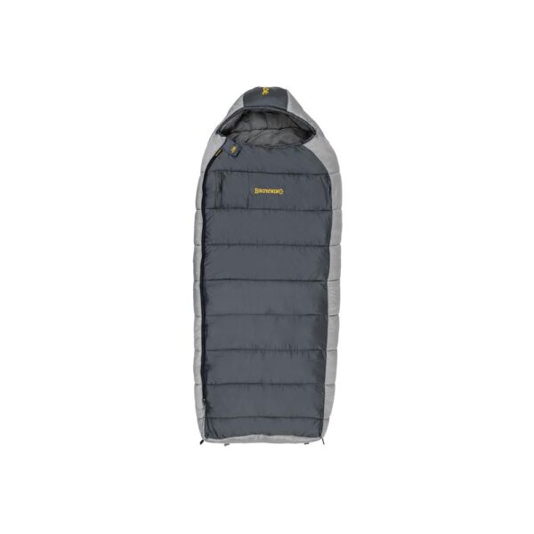 Browning Camping McKinley 0 Degree Sleeping Bag 36x90" Grey - Precision Shot Firearms