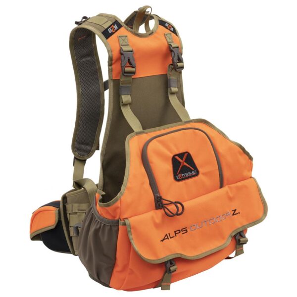 Alps Outdoorz Upland Game Vest X 2.0 Blaze Orange with Adjustable Belt - Precision Shot Firearms