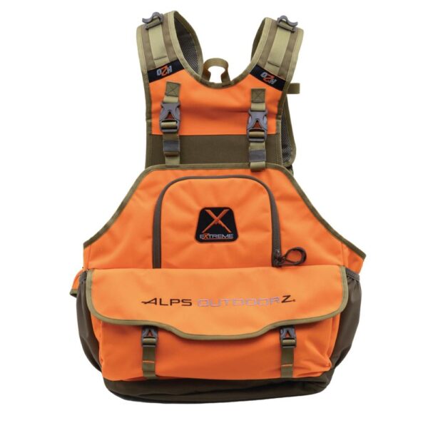 Alps Outdoorz Upland Game Vest X 2.0 Blaze Orange with Adjustable Belt - Precision Shot Firearms
