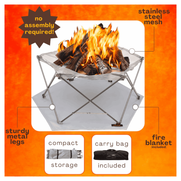 Alps Mountaineering Gaze Fire Pit - Precision Shot Firearms