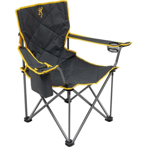 Alps Mountaineering King Kong Camp Chair Black/Gold with Cooler - Precision Shot Firearms