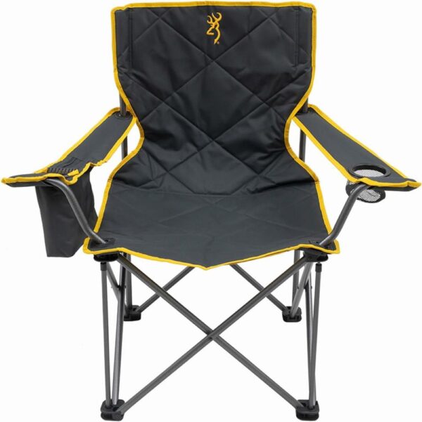 Alps Mountaineering King Kong Camp Chair Black/Gold with Cooler - Precision Shot Firearms
