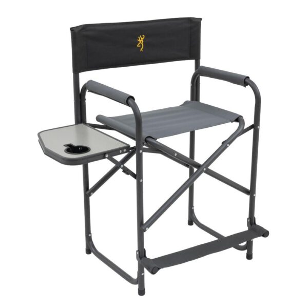 Alps Browning Directors Chair XT Plus Camping Chair Charcoal/Grey - Precision Shot Firearms