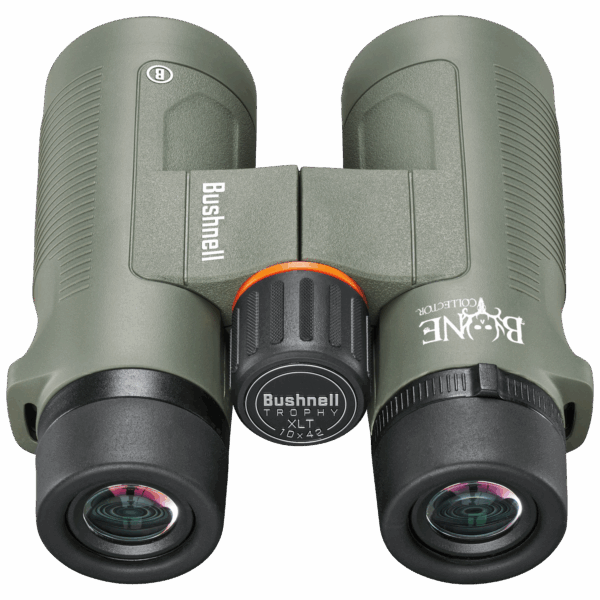 Bushnell 10x42 Bone Collector Binocular Roof with Harness Box Green - Precision Shot Firearms