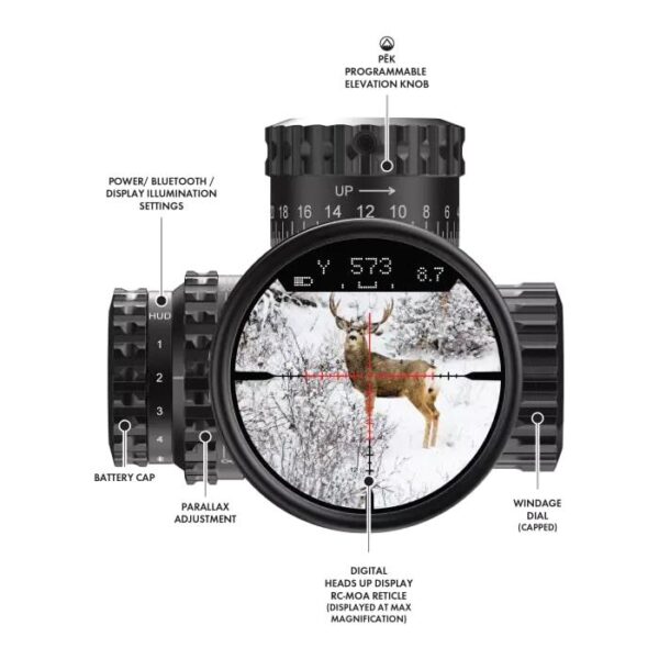 Burris Veracity PH Rifle Scope 4-20x50 30mm FFP RC MOA Illum. Black - Precision Shot Firearms