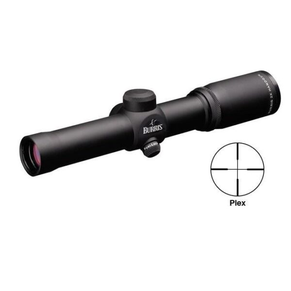 Burris Handgun Scope - 2x20mm 1" Tube Plex Reticle Matte - Precision Shot Firearms