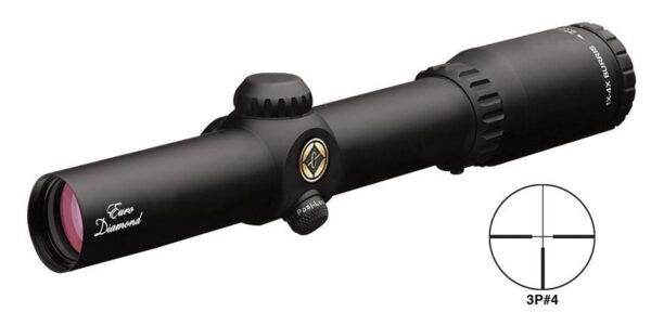 BLEMISHED Burris 1-4x24 Euro-Diamond Rifle Scope 3P#4 Reticle Matte Posi-Lock - Precision Shot Firearms