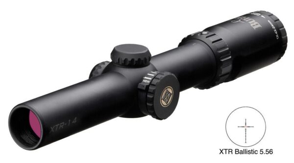 REFURBISHED Burris 1-4x24 Xtreme Tactical XTR-14 Scope XTR Ballistic 5.56 Reticle Matte - Precision Shot Firearms