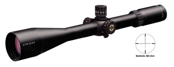 REFURBISHED Burris 6-24x50 XTR Xtreme Tactical Rifle Scope with Rings Ballistic 14X Mil-Dot Reticle Matte - Precision Shot Firearms