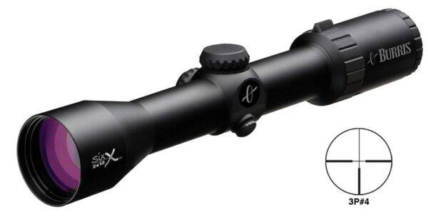 BLEMISHED Burris 2-12x40 Six X Rifle Scope 3P#4 Reticle Matte - Precision Shot Firearms