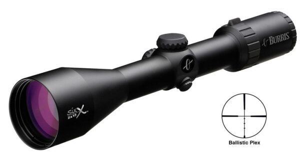 BLEMISHED Burris 2-12x50 Six X Rifle Scope Ballistic Plex Reticle Matte - Precision Shot Firearms