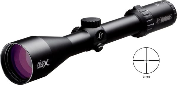 BLEMISHED Burris Six X Rifle Scope - 2-12x50mm 30mm 50-8.5' FOV 3.5-4.0" ER German 4 Reticle Matte - Precision Shot Firearms