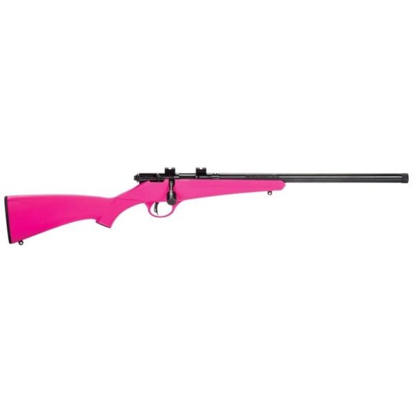 Savage Rascal FV-SR Rifle .22LR Single Shot 16" Heavy Barrel Synthetic Stock Pink - Precision Shot Firearms