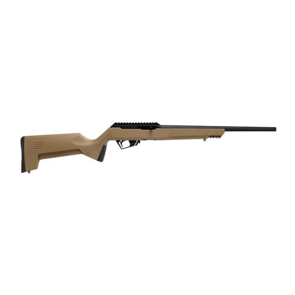 Savage Arms RXR22 Semi-Auto Rifle.22 LR 10rd Magazine 16.5'' Threaded Barrel FDE Polymer Stock - Precision Shot Firearms
