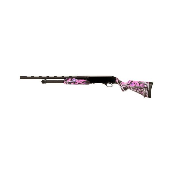 Savage Stevens 320 Field Grade Muddy Girl Compact Shotgun 20ga 3" Chamber 5rd Capacity 22" Barrel Pink Camo - Precision Shot Firearms
