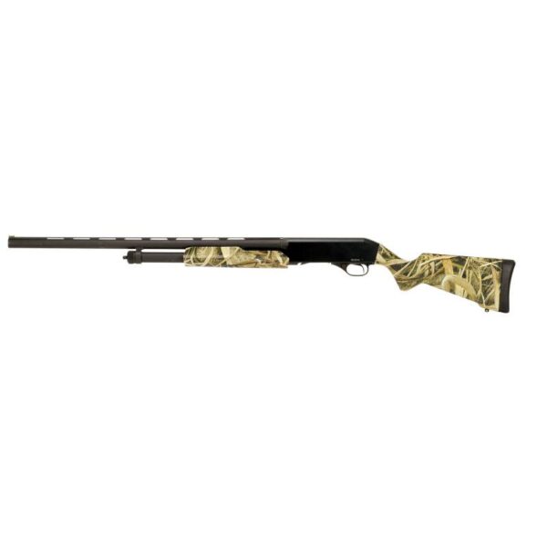 Savage Stevens 320 Field Grade Compact Shotgun 12ga 3" Chamber 5rd Capacity 26" Barrel Grass Blades Camo - Precision Shot Firearms