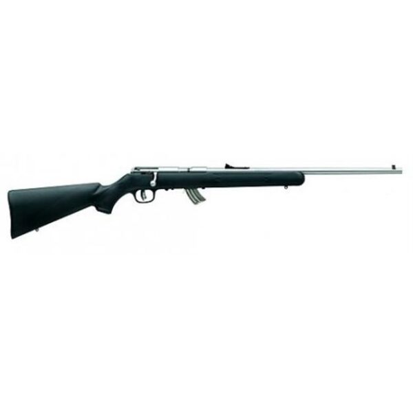 Savage Arms Mark II F Rifle 22LR 10/rd 21" Stainless Steel Barrel with Black Stock - Precision Shot Firearms