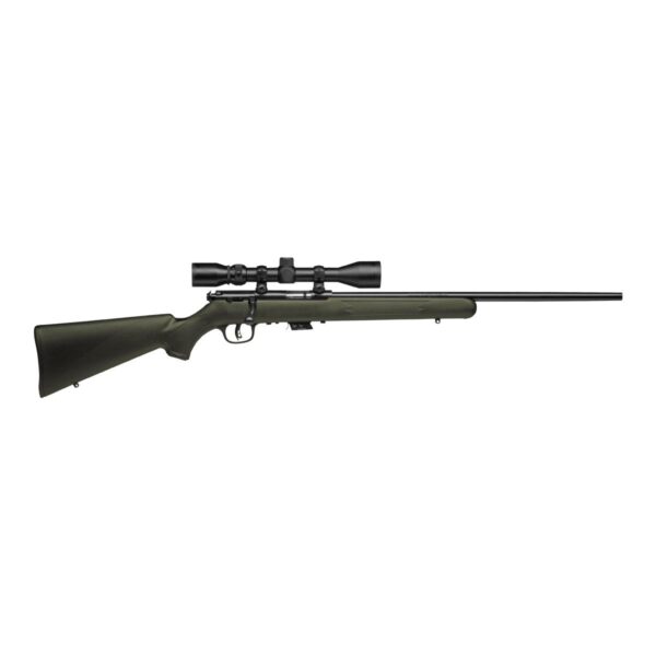 Savage Mark II FXP Rifle .22 LR 5rd Magazine 21" Barrel Synthetic OD Green Stock 3-9x40mm Scope - Precision Shot Firearms
