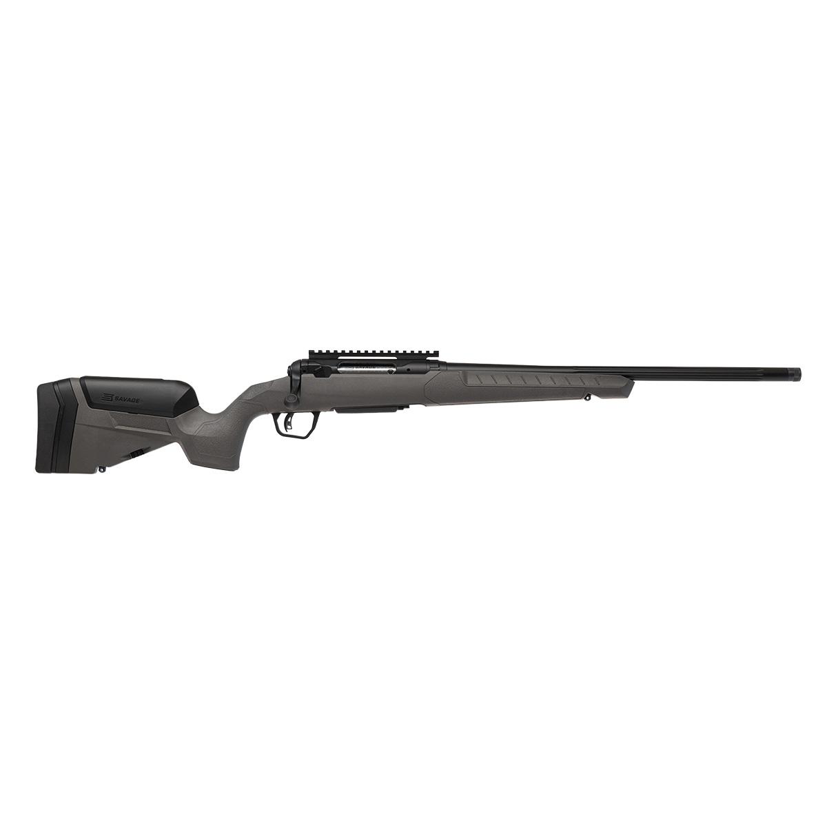 Savage 110 Trail Blazer Rifle 308 Win 4rd Capacity 20" Threaded Fluted Barrel Flat Dark Gray Stock - Precision Shot Firearms