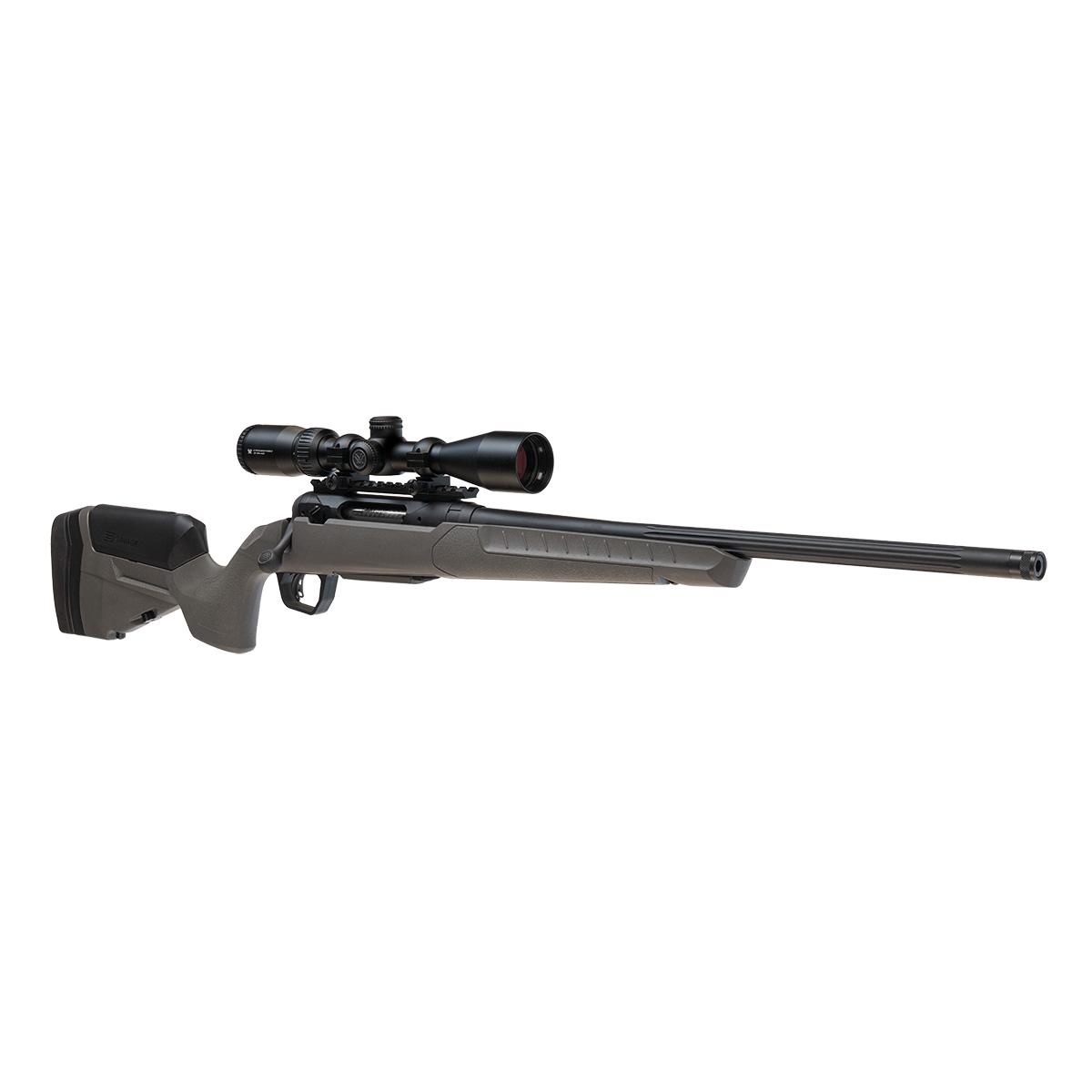 Savage 110 Trail Blazer XP Rifle 400 Legend 4rd Capacity 20" Threaded Fluted Barrel Flat Dark Gray Stock w/Crossfire II 3-9x40 - Precision Shot Firearms
