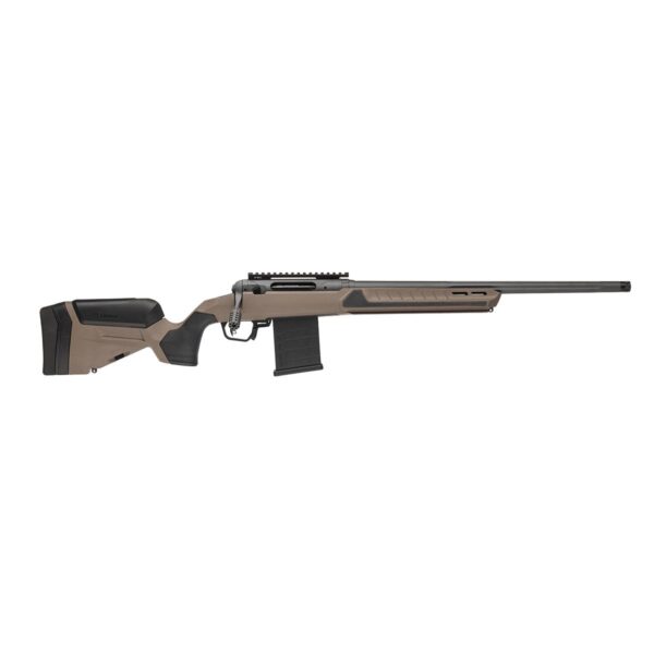 Savage 110 Core Tactical Rifle 6mm Creedmoor 10rd Magazine 20" Threaded Fluted Barrels Coyote Tan Synthetic Stock - Precision Shot Firearms