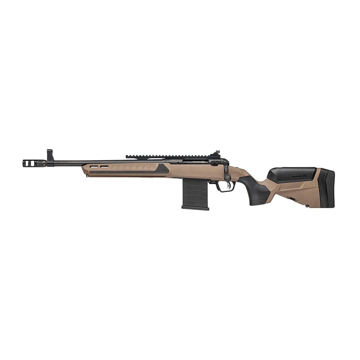 Savage 110 Scout Left Hand V2 Rifle .308 Win 10rd Magazine 16.5 Threaded Barrel Tan Stock - Precision Shot Firearms
