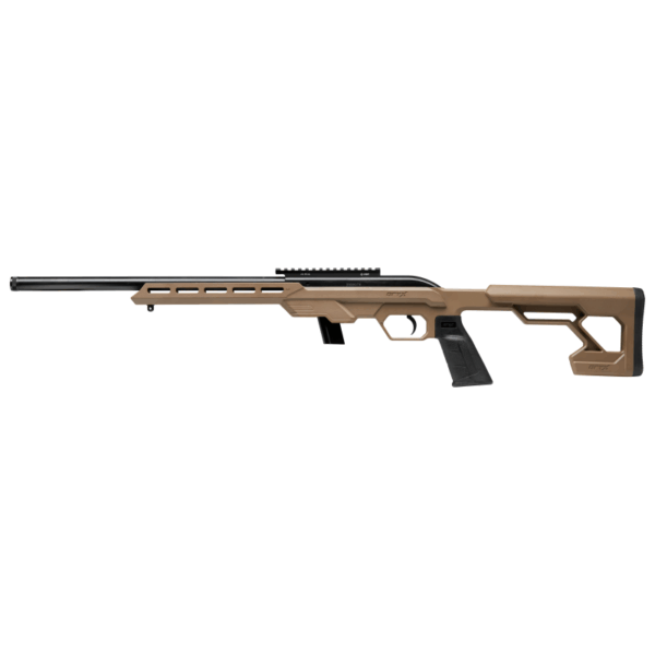 Savage Arms 64 Precision Rifle 22LR 20rd Magazine 16.5" Threaded Barrel FDE with Picatinny Rail - Precision Shot Firearms