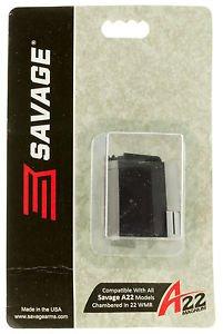 Savage A22 Series Rifle Magazine .22 WMR 10/rd Black - Precision Shot Firearms