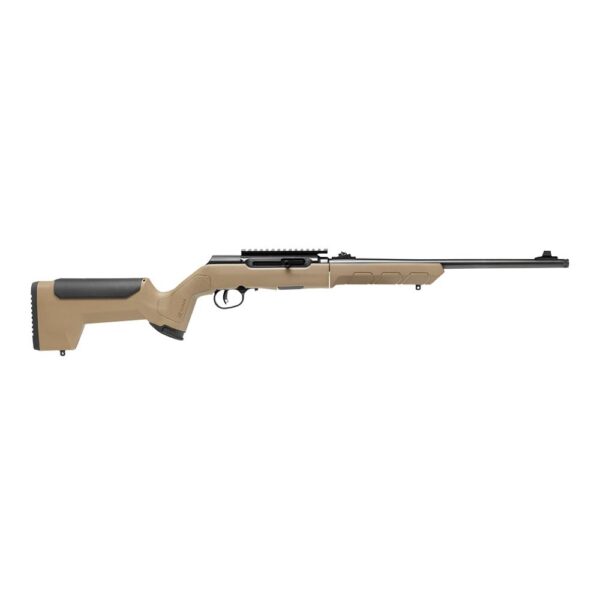 Savage Arms A22 Takedown Rifle .22 LR 10rd Magazine 18" 1/2x28 Threaded Barrel FDE - Precision Shot Firearms