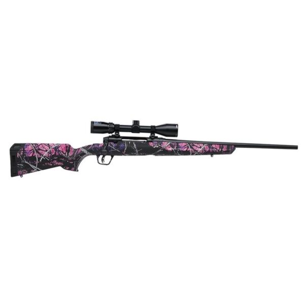 Savage Arms Axis II XP Compact Rifle 6.5 Creedmoor 4/rd 20" Barrel Muddy Girl Pink with Stock - Precision Shot Firearms